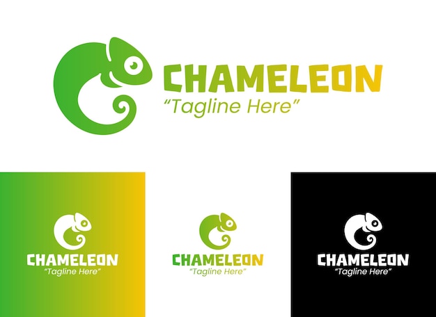 logotipo de camaleón