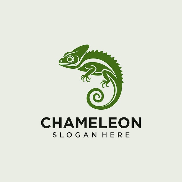 Vector el logotipo del camaleón