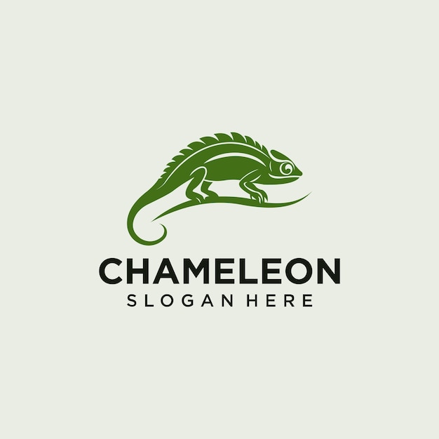 logotipo de camaleón