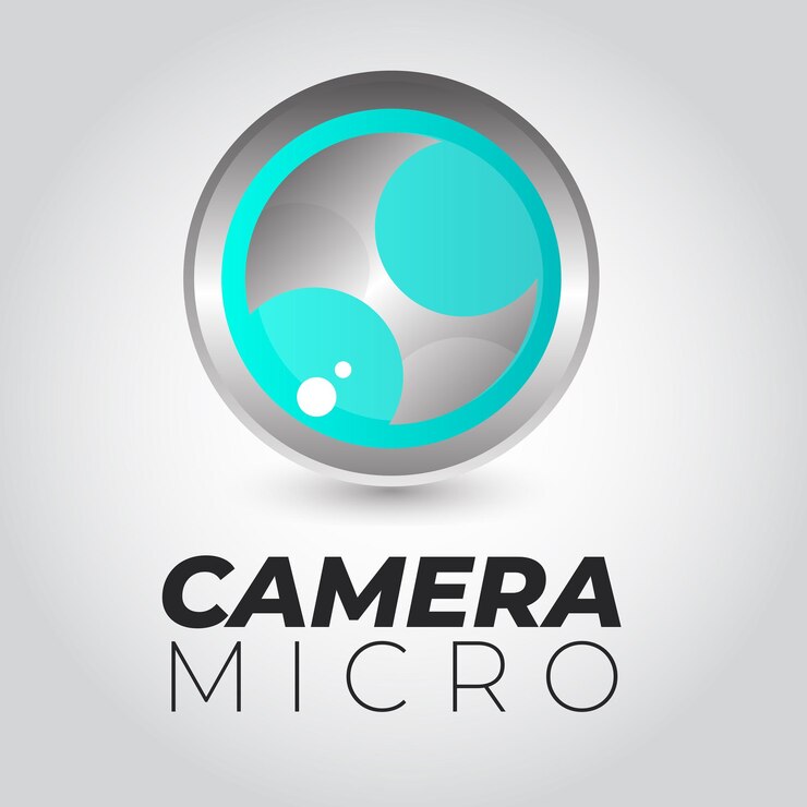 logotipo de la cámara 3d