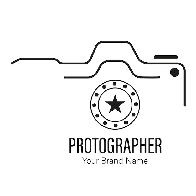 Logotipo para cámara de fotógrafo