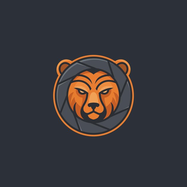 El logotipo de la cámara Lion