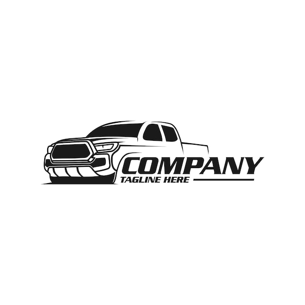 El logotipo de la camioneta 4x4 offroad