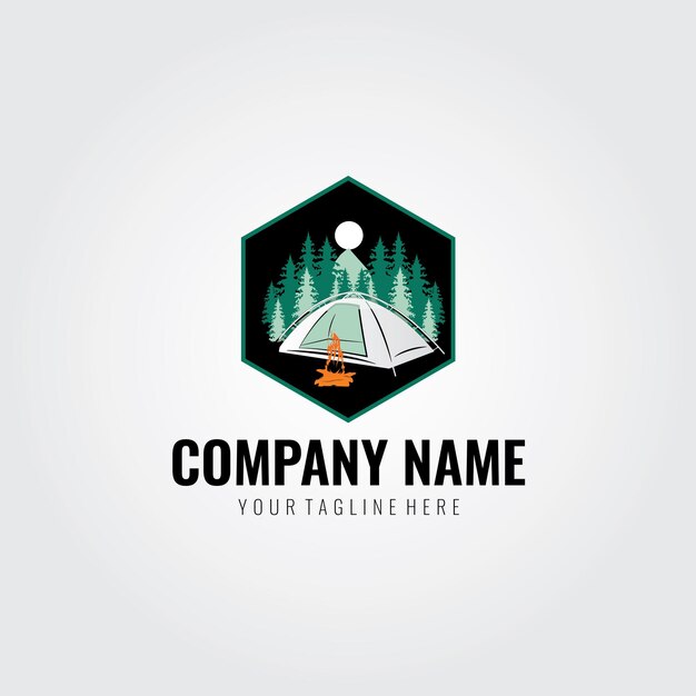logotipo del campamento