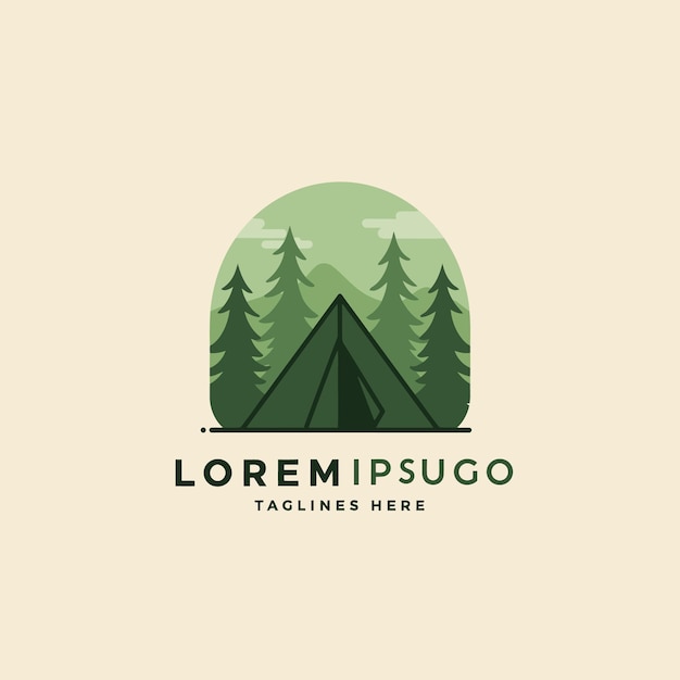 El logotipo de Camping Adventure