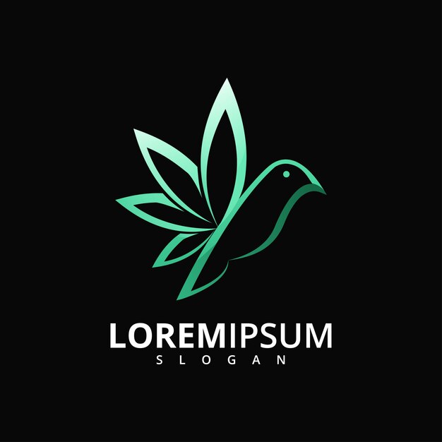 Logotipo de Cannabis Bird