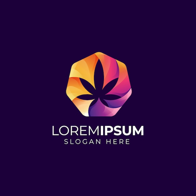 Logotipo de cannabis