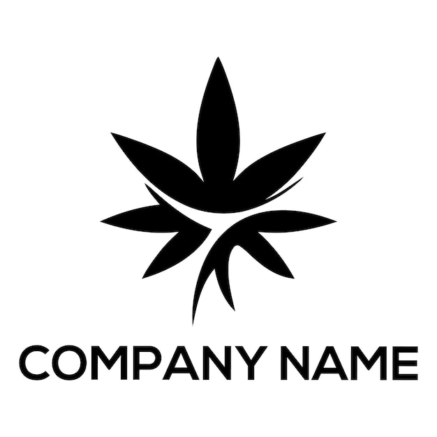 El logotipo del cannabis