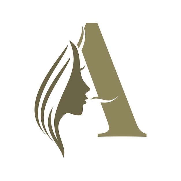 Un logotipo de la cara de la belleza