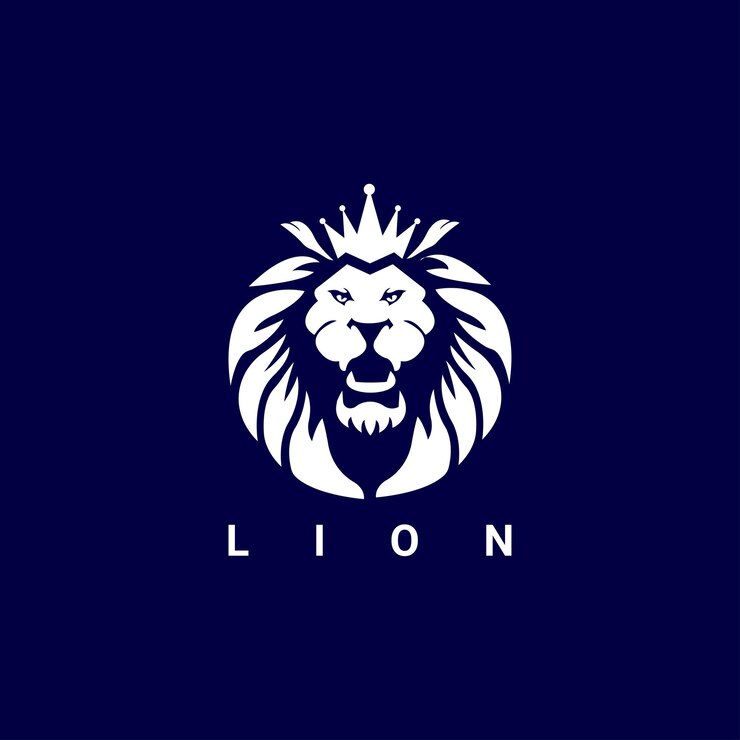 Logotipo de cara de león