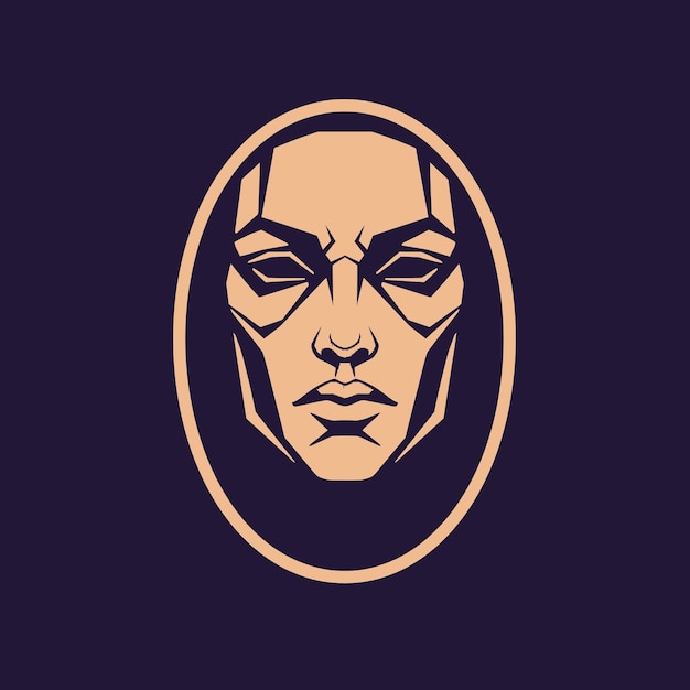 El logotipo de la cara de la mujer