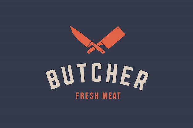 Logotipo para carne de carnicería