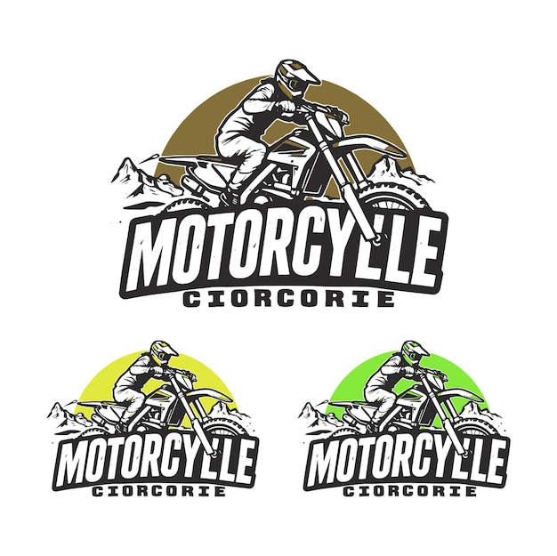 un logotipo para una carrera de motocicletas que dice motociclistas