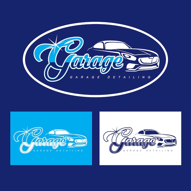 Logotipo de carreras de automóviles