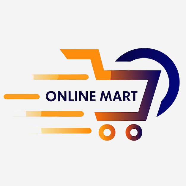 Logotipo del carrito de compras en línea para Fast Mart en línea