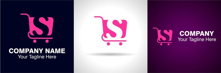 Logotipo del carrito de compras, logotipo de compras en línea, logotipo del carrito y logotipo del supermercado