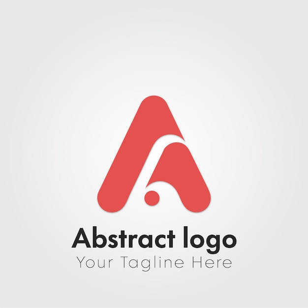 Vector un logotipo de carta una plantilla de logotipo