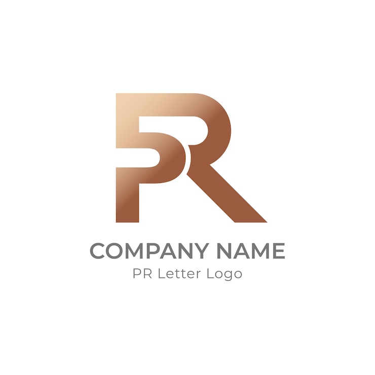 Vector logotipo de la carta de relaciones públicas