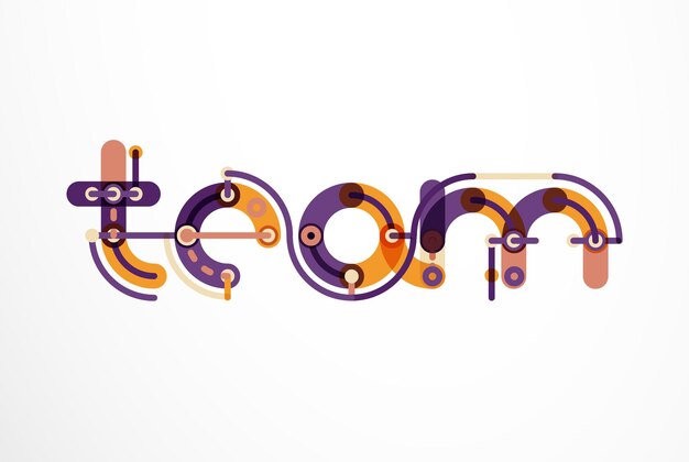 Logotipo de carta vectorial