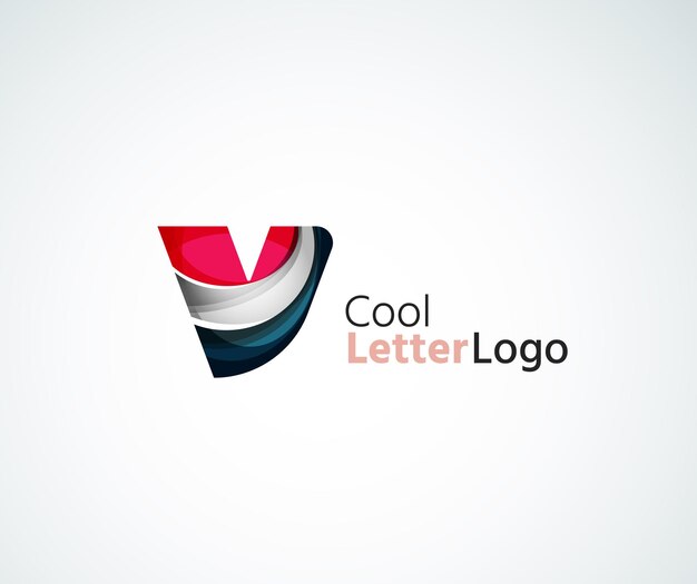 Logotipo de carta vectorial