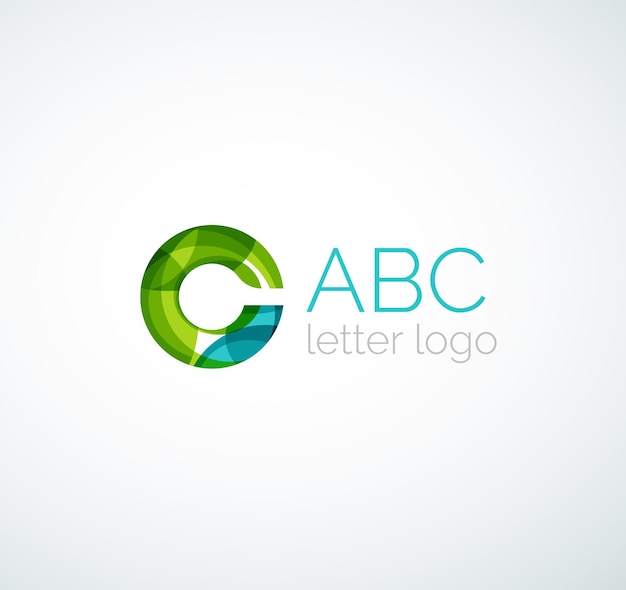 Logotipo de carta vectorial