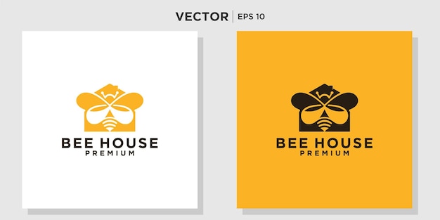 Logotipo de la casa de abejas adecuado para la empresa.