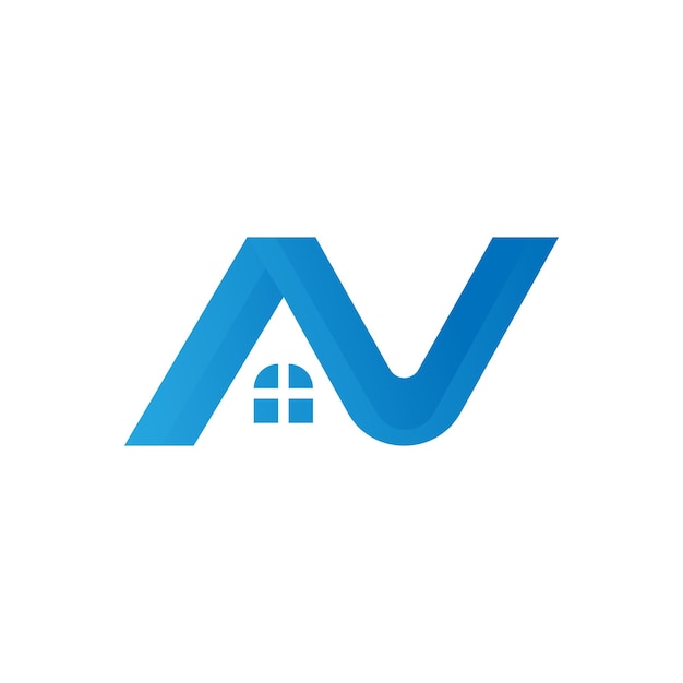 Vector logotipo de la casa av
