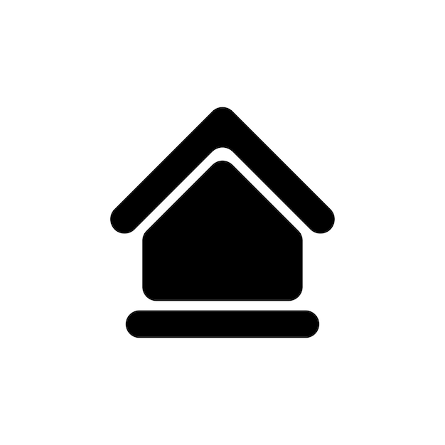 Logotipo de casa elegante para bienes raíces modernos