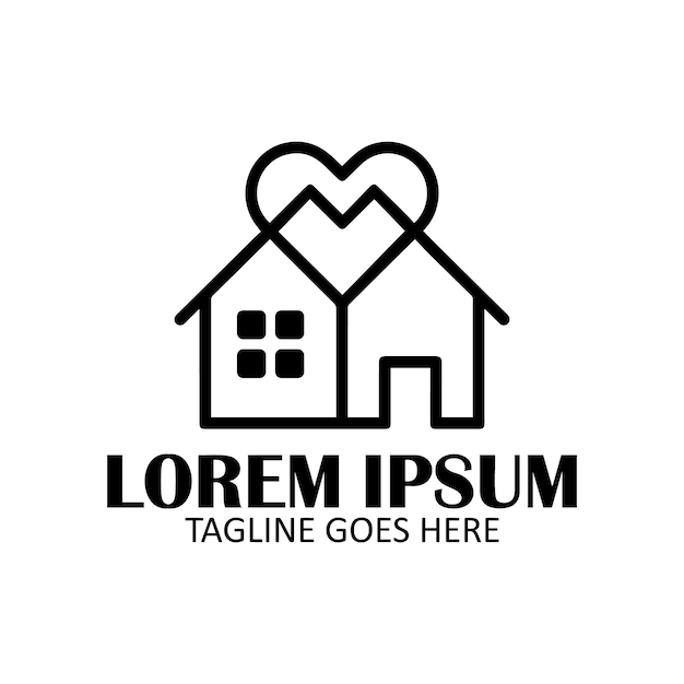 El logotipo de la casa en fondo blanco