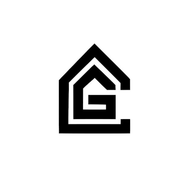 El logotipo de la casa geométrica