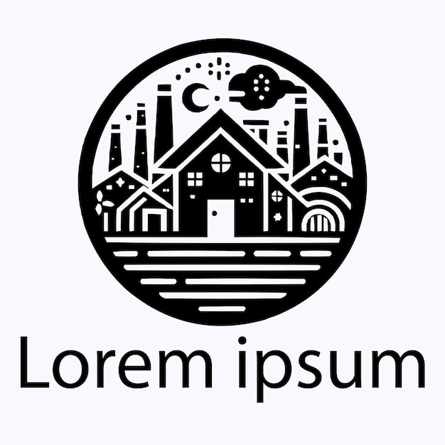 Un logotipo de la casa de la industria negra