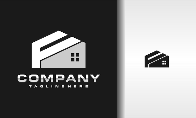 El logotipo de la casa de la letra F