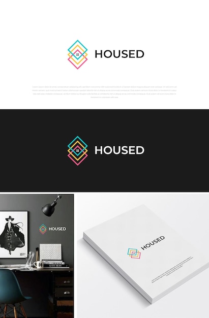El logotipo de la casa, el logotipo de casa creativa, el diseño de la casa moderna, el logo de casa, la casa, los bienes raíces.