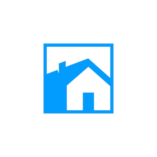 Logotipo de casa minimalista perfecto para negocios inmobiliarios de propiedad, etc.