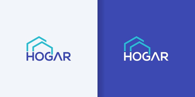Logotipo de la casa con plantilla de diseño de diseño de arte de línea moderna