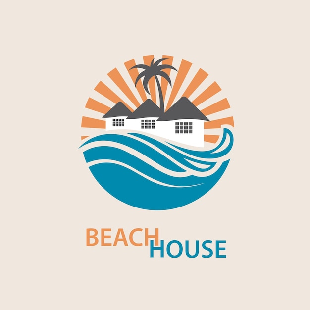 El logotipo de la casa de playa