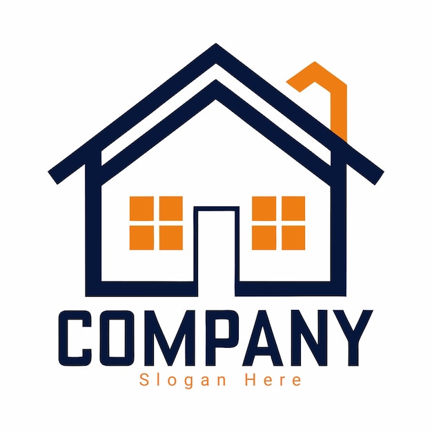 un logotipo para una casa que dice compañía en él