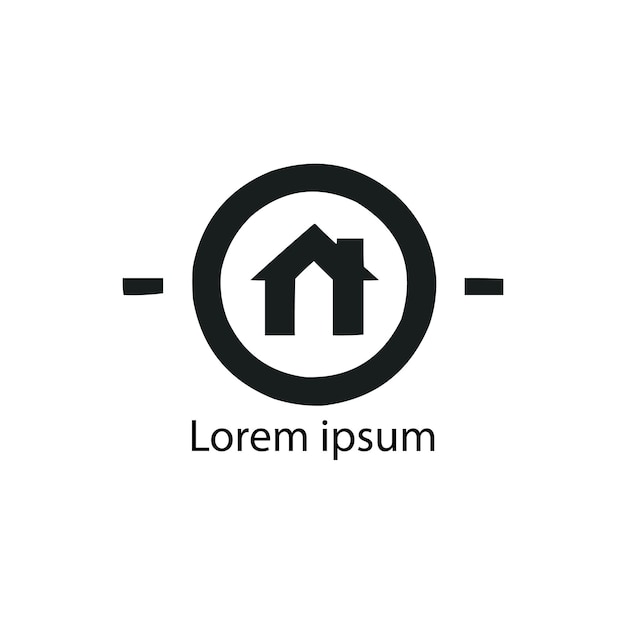 un logotipo para una casa que dice " lg " en la parte inferior