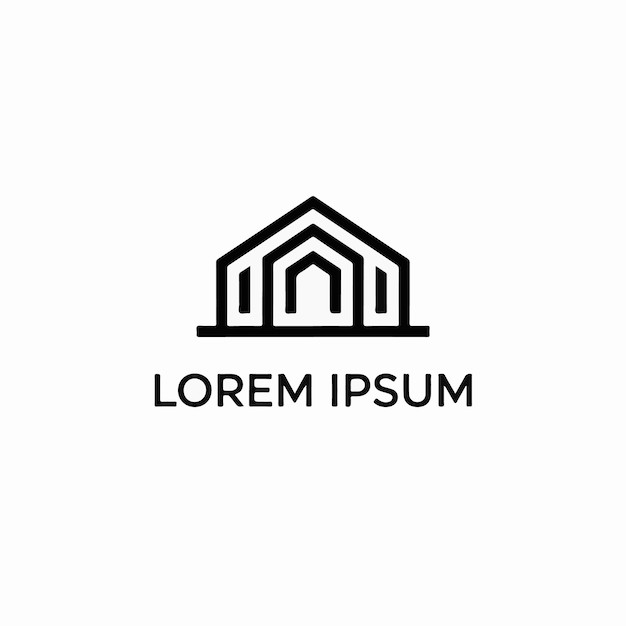 un logotipo para una casa que dice LG en la parte superior