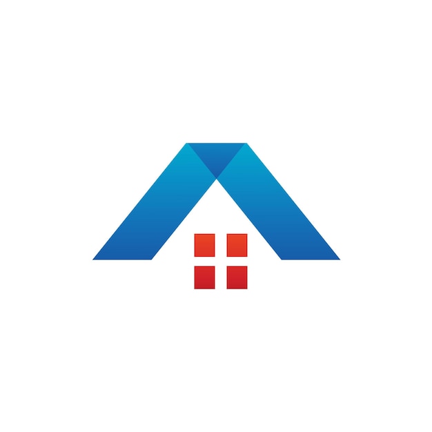 logotipo de la casa sencilla