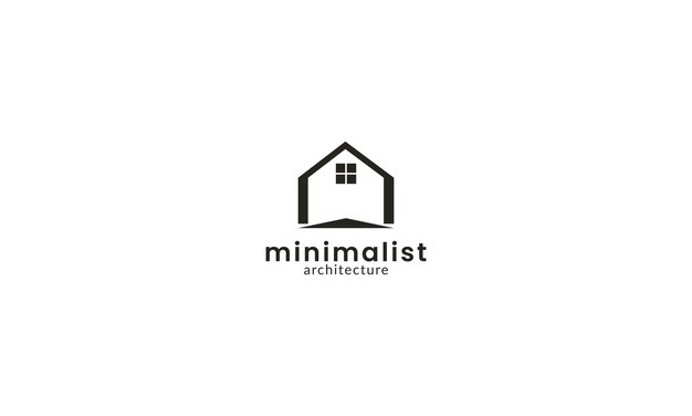 Logotipo de casa vibrante lleno de energía y vitalidad que representa un hogar animado