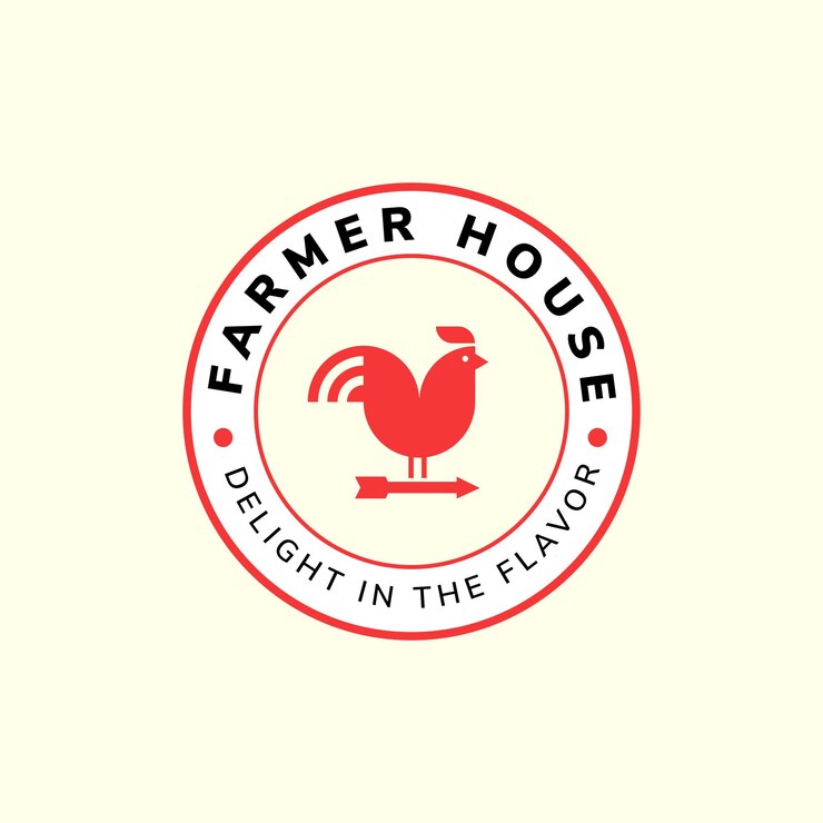 Este logotipo cautivador captura la esencia del compromiso inquebrantable de un agricultor para nutrir la tierra.