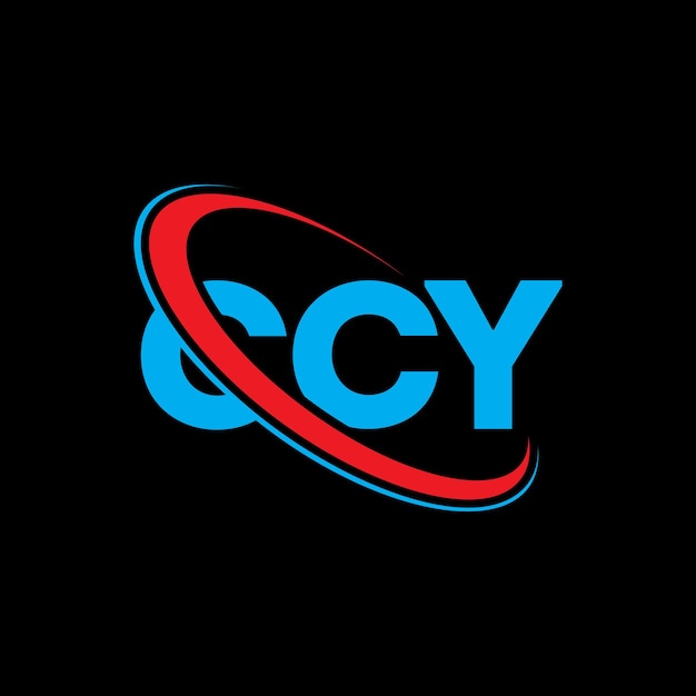 El logotipo CCY CCY letra CCY letra diseño del logotipo iniciales CCY logotipo vinculado con círculo y mayúscula monograma logotipo CCy tipografía para negocios de tecnología y marca inmobiliaria