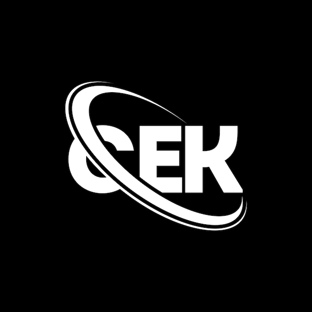 Logotipo CEK CEK letra CEK letra diseño logotipo Iniciales logotipo CEK vinculado con círculo y mayúscula monograma logotipo CEC tipografía para negocios tecnológicos y marca inmobiliaria