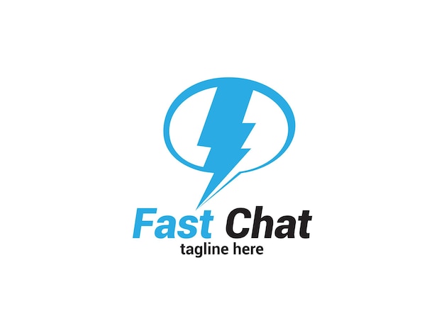 Logotipo de chat rápido