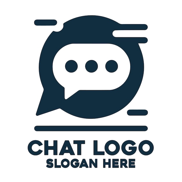 El logotipo del chat