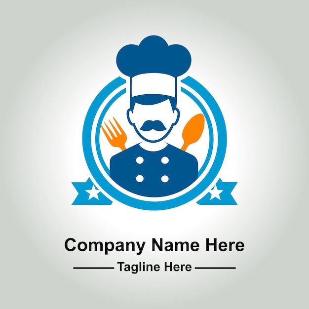 un logotipo para un chef llamado compañía