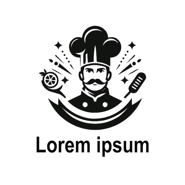 Logotipo de chef de restaurante para su empresa