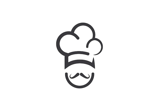 Logotipo de chef de sombrero