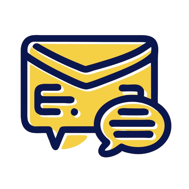 un logotipo de chevron amarillo y azul con una letra en él